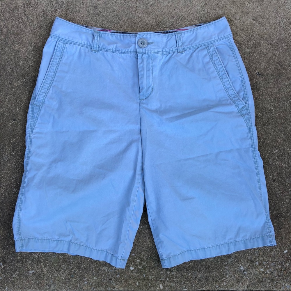 Eddie Bauer 4 BLUE Mercer Fit Bermuda Shorts